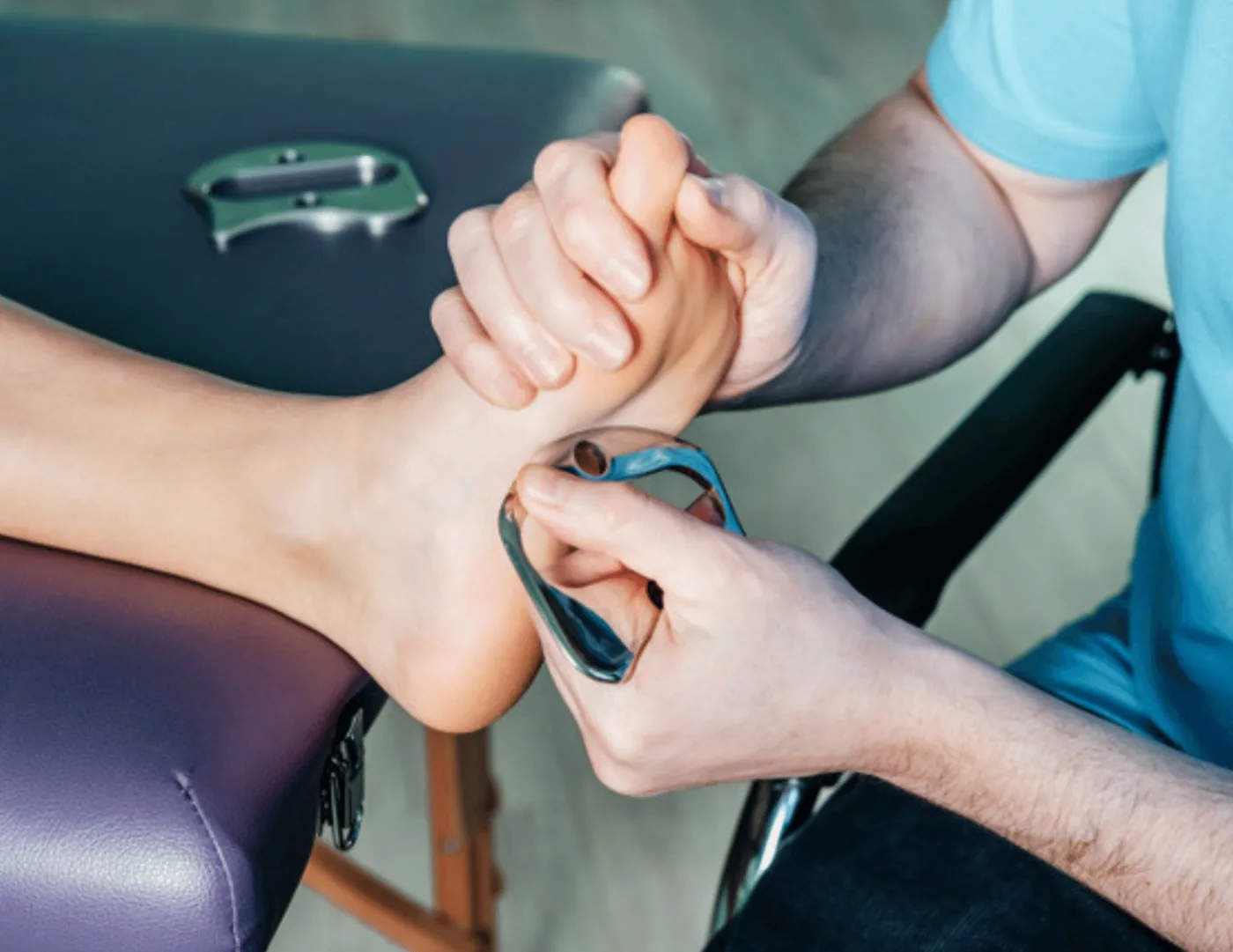 Graston Technique treatment for plantar fasciitis at Herner Chiropractic in Nashua, NH