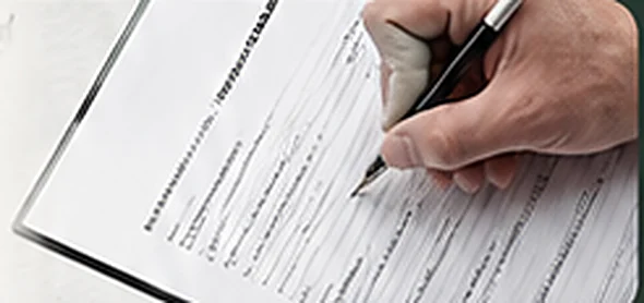 Reviewing a patient's health history and intake form