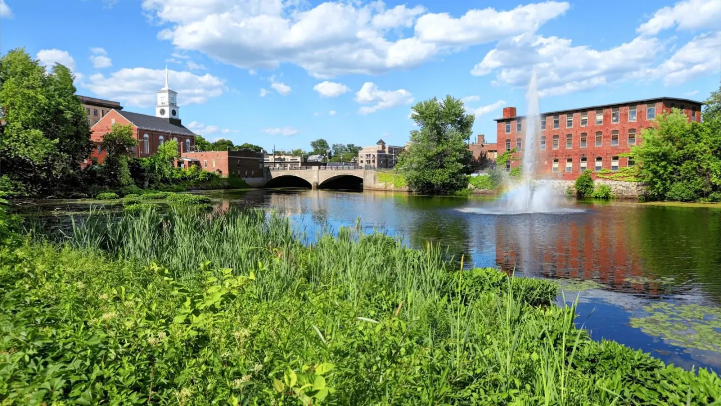 Downtown Nashua by the river